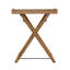 Waymon Tray Top Cross Legs End Table