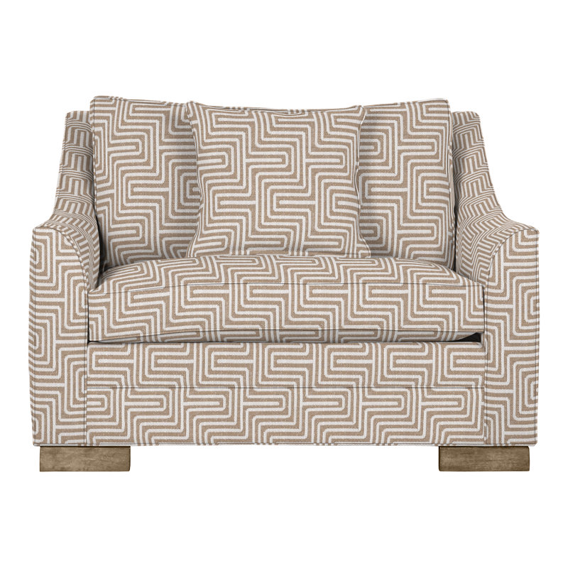 Chaise et demi 50,5 po Nicholas, Perigold clé personnage minéral, Navajo