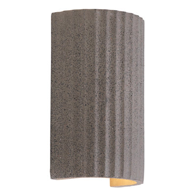 Lesher Ceramic Flush Mounted Sconce