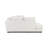 Pertuis 122" Left-facing Fabric Bumper Sectional Sofa