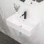Lavabo de salle de bain rectangulaire en céramique 12 po MONSFEST