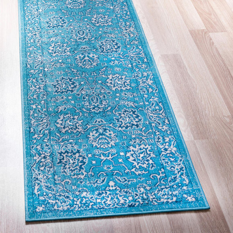 Floral Indoor Rug, Runner 2'7" x 10'