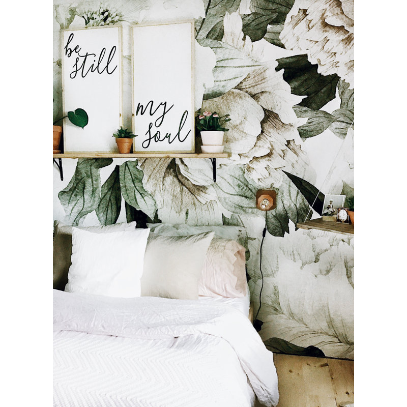 Floral Wallpaper, Pre-Pasted