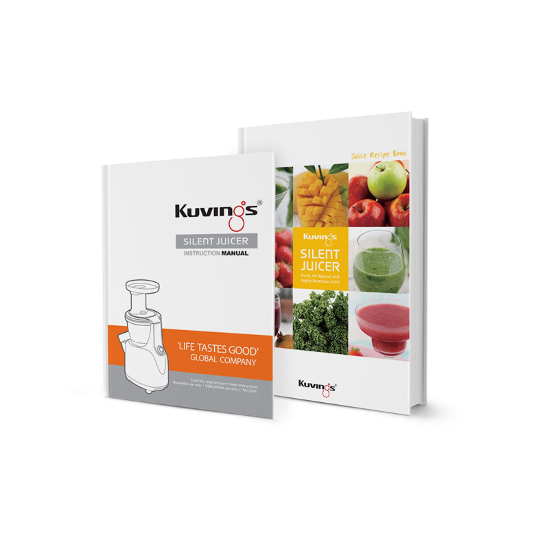 Kuvings Silent Slow Masticating & Cold Press Juicer, Red