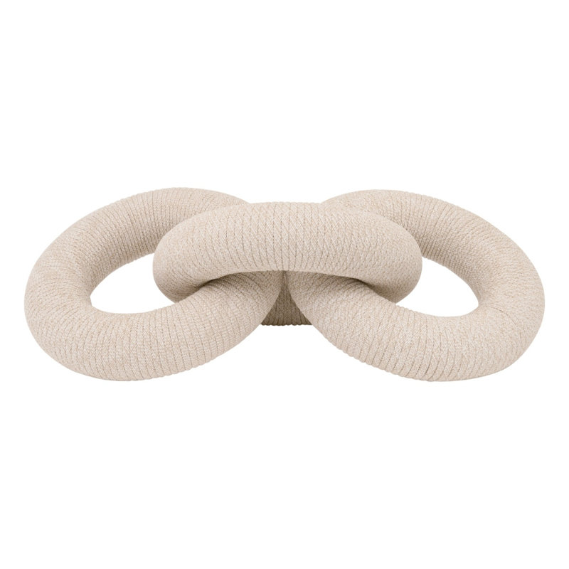 Crew Handcrafted Cream Rope Link