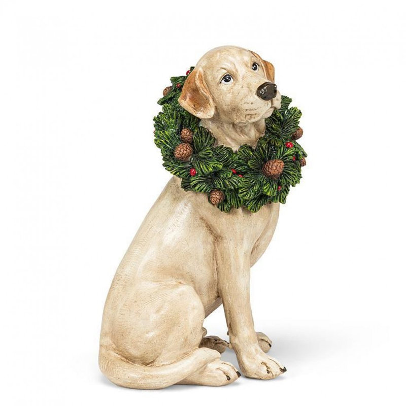 Labrador With Wreath