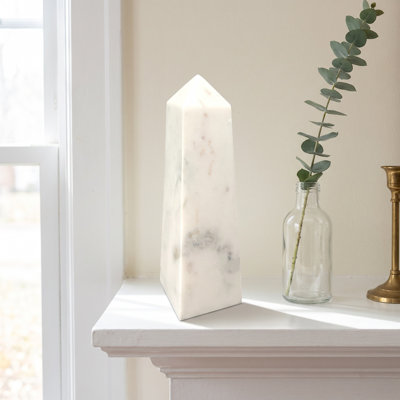 Marble Obelisk White