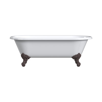 Armand 68'' x 31'' Soaking Cast Iron Bathtub