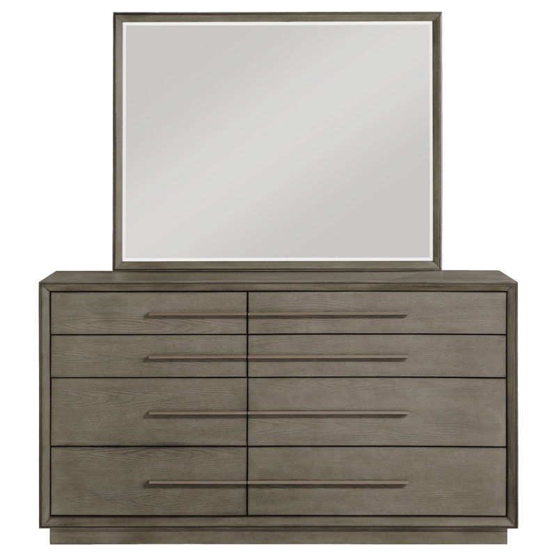 Commode 8 tiroirs avec miroir