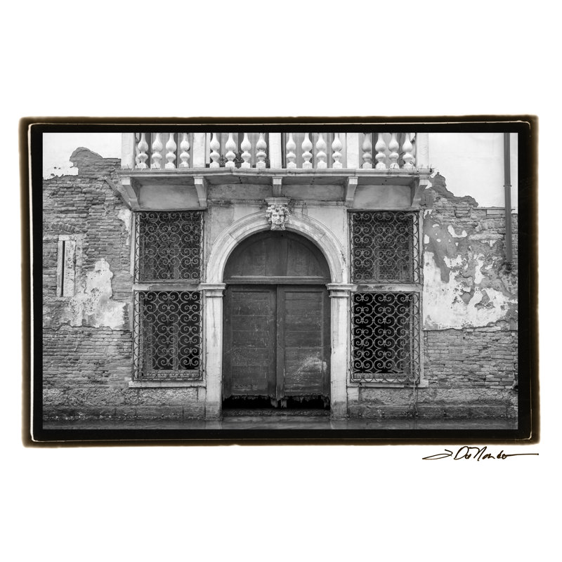 Venise façade I, H 8 po x l 12 po x P 1,25 po