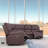 Annaira Upholstered Reclining L-Shaped Sectional Symmetrical-476051390