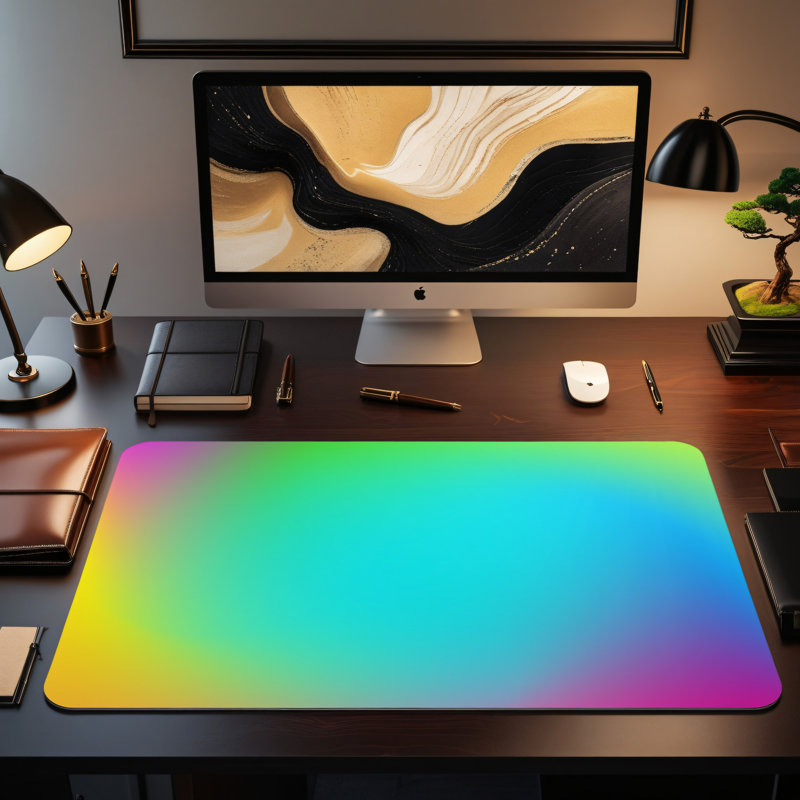 Polyester Desk Pad, 23.6x13.8