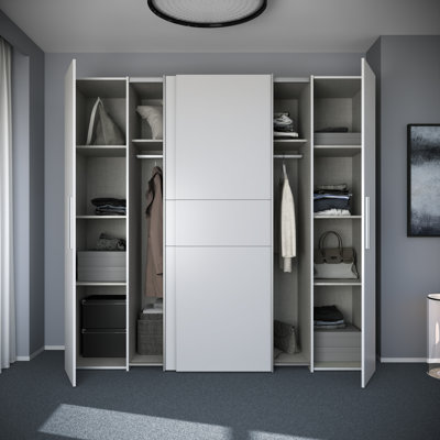 Koran 4 Door Manufactured Wood Wardrobe