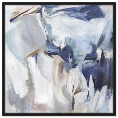 Blue Depth Canvas Print Neutral Wall Decor by Art Remedy