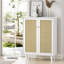 Armoire d'appoint en bois 2 portes avec tablettes réglables Corvyn-666477034-666477047