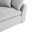 Canapé modulaire rembourré en duvet rembourré