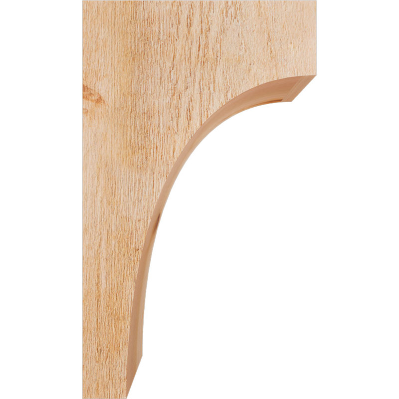 Huntington Corbel, H 20 po x l 6 po x P 12 po, Sciage brut, Cèdre rouge