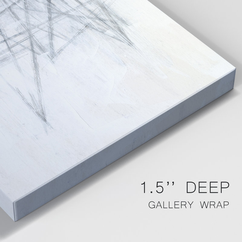 Off The Wall II - Toile tendue avec châssis de qualité supérieure - prête à être accrochée, H 27 po x l 18 po x P 1 po