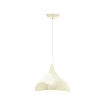 Romano 1 - Light Gold Dome Pendant
