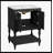 24" Modern Luxury Bathroom Vanity With Ceramic Sink, Cabinet Featuring Open Shelf & Closed Storage Space-1728367966