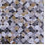 Tapis brun 100% microfibre de polyester tissé Jahmaal-638450096