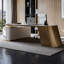 Bureau en L massif et bois manufacturé en L avec 2 tiroirs-109304953-109304950