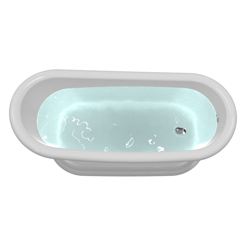 67'' x 29'' Soaking Acrylic Bathtub