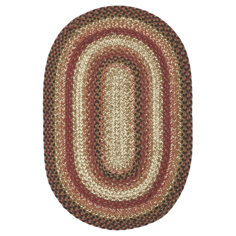 Amadio Geometric Indoor Rug, Oval 1'8" x 2'6"