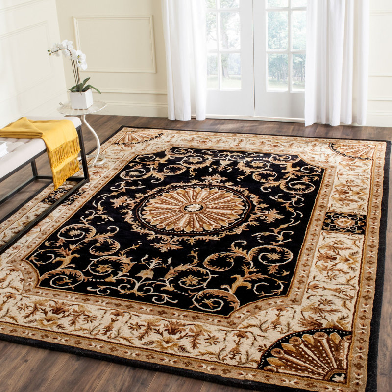 Atlasburg Hand Tufted Wool Oriental Rug, Rectangle 9'6" x 13'6"