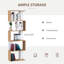 184.5cm H x 60cm W Geometric Bookcase-323084327