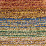 Brushstroke Striped Handmade Tufted Wool Red/Orange/Green Area Rug