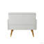 CLUB CHAIR, Button-Tufted Refined Upholster