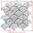 10" x 9" Marble Mosaic Wall and Floor Tile