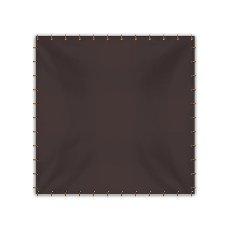 Blue Elephant Vinyl Replacement Canopy, Coffee, 365.8cm H x 213.4cm W x 30.5cm D