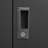 Black Storage Cabinet, Adjustable Height Dividers, Handle Locks, Spring Loaded Door Metal Exquisite-120659685
