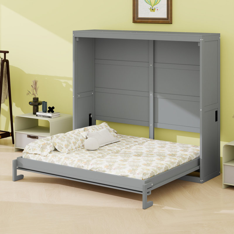 Murphy Bed Wall Bed, Gray