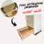 Armoire à 3 tiroirs à base de contreplaqué H 34,5 po Modern Shaker prête à assembler-103282959-99342855