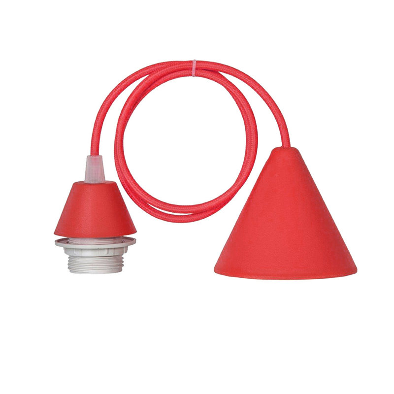 Brigden 1 - Light Cone Pendant, Red