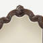 Miroir orné d'acajou