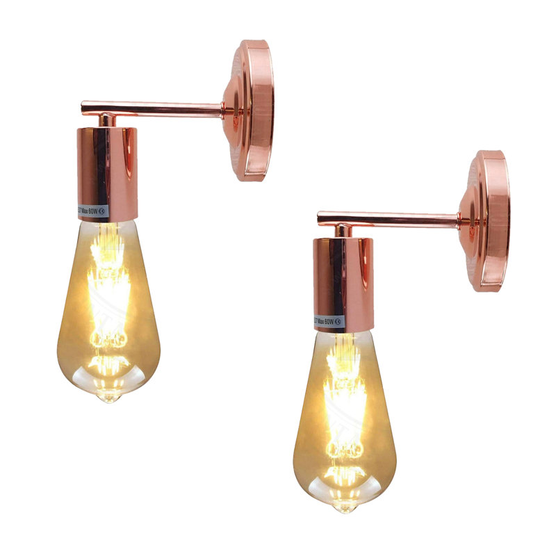 Lebert 2 - Light Armed Sconce, Rose Gold