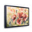 Coquelicot rouge sur un champ - peinture sur toile-59842694-59842702