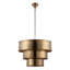 Beatrice 1 - Light Aged Brass Drum Pendant