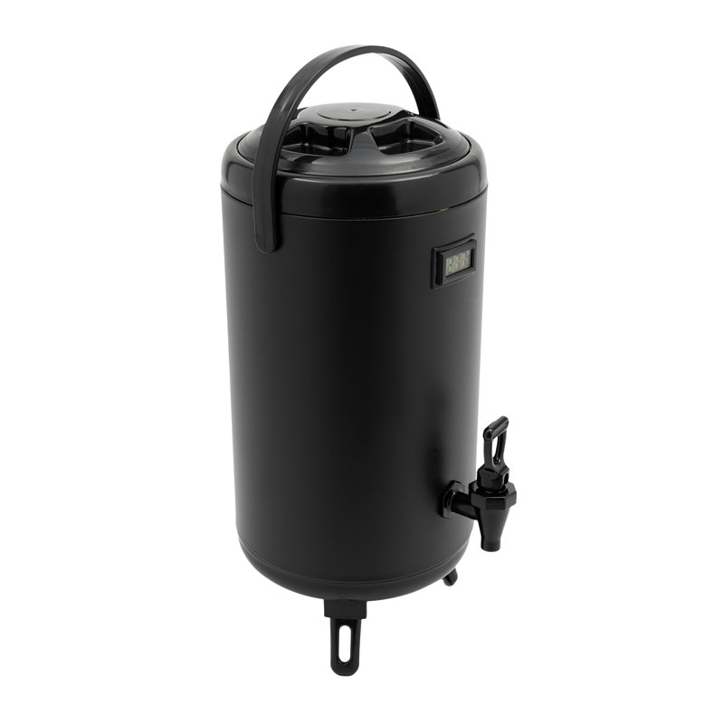 3.17 Gallon Hot and Cold Beverage Dispenser, Black