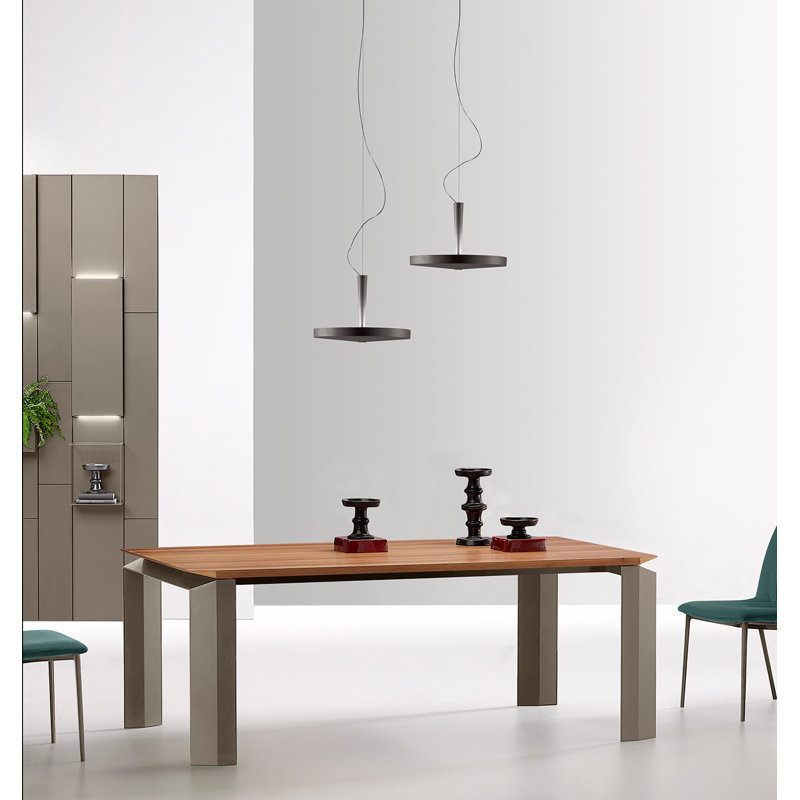 3 - Light Geometric Pendant, Matt Silver