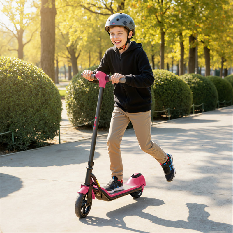 HOMCOM Electric Scooter, Pink