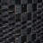 6' Tall Wicker Weave 6 Panel Room Divider Privacy Screen - Black
