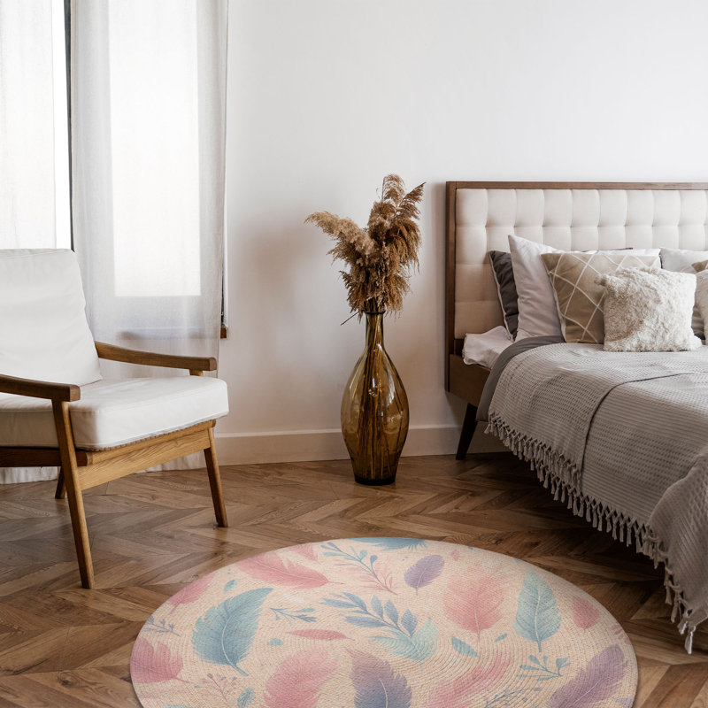 Tapis tressé doux, Rond 5 pi