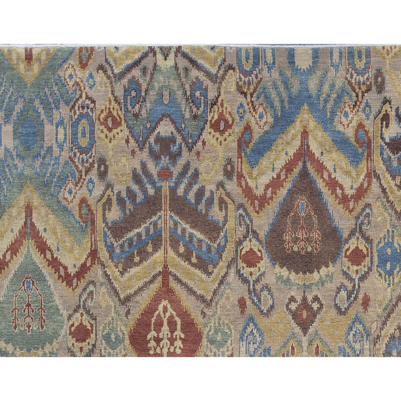Hand-Knotted High-Quality Brown Area Rug