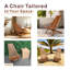 Chaise d'extérieur pliante en bois d'acacia