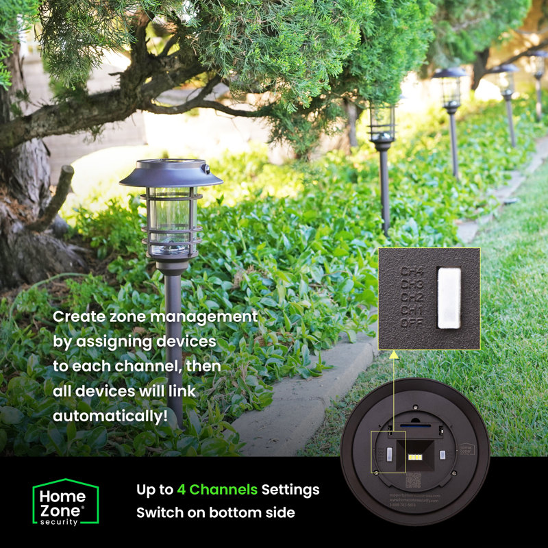 6-pack Linkable Pathway Light - Bronze, Matte Black